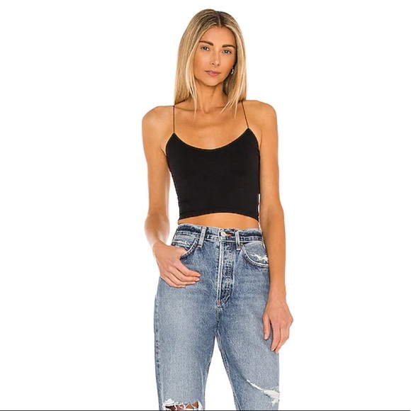 Free People Tops - Free People Brami Tank In Black